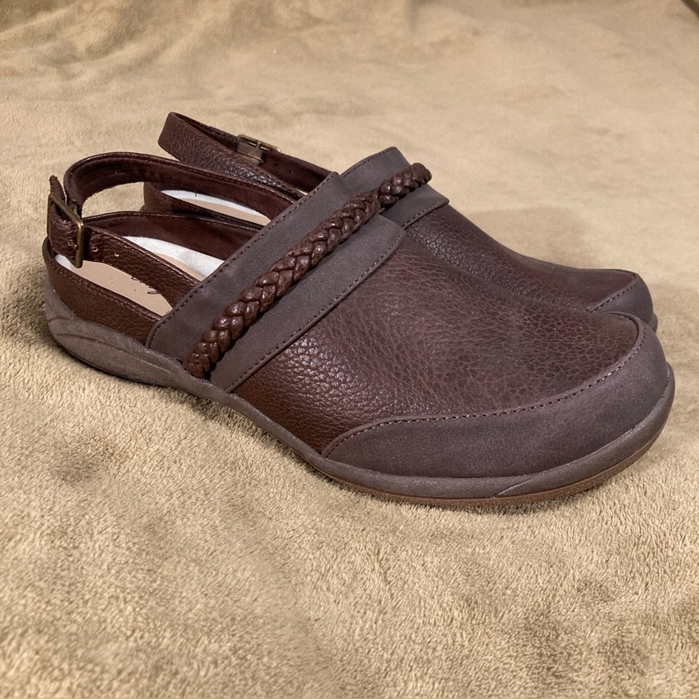 NIB Easy Motion by Easy Street Vintage 80s 90s Nova Sandal Brown Size 9M